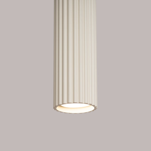 Sollux Lighting Hanglamp KARBON 1 beige - 8x8x118cm