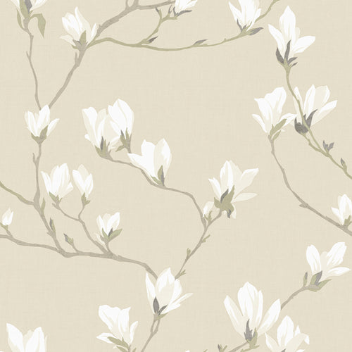 Laura Ashley Vliesbehang - Magnolia Grove Natural - 10mx52cm - vtwonen shop