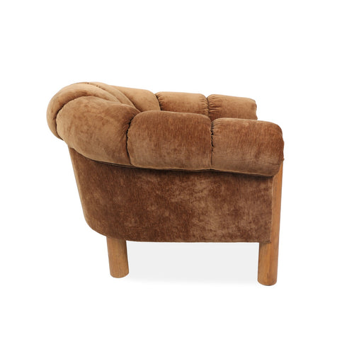DÉJA Living Fauteuil Odda - Bruin Stof - 101x100x80cm