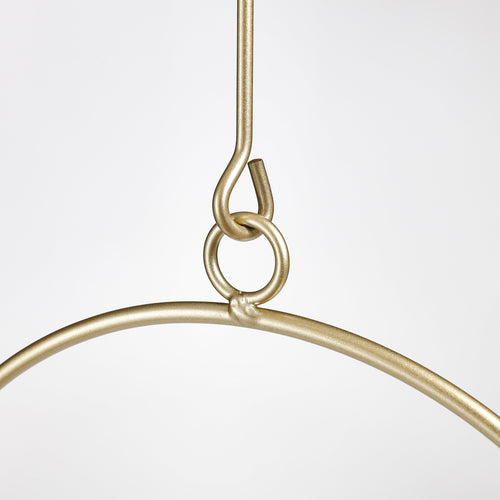 Mica Decorations Dexter Bloempot Hangend - L24 x B14 x H83 cm - Goud - vtwonen shop