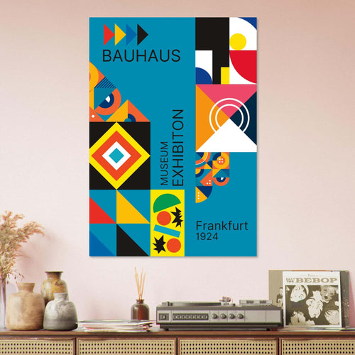 Artfulprints  Bauhaus - Museum exhibition frankfurt   poster A4 21x29.7 cm - vtwonen shop