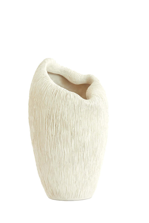 Light & Living vaas DENISA - 21.5x20.5x36.5cm - wit - vtwonen shop