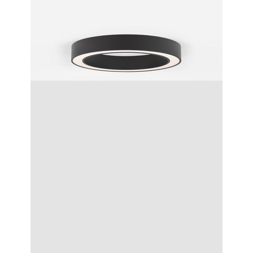 Nova Luce MORBIDO Morvido Geïntegreerde LED Plafondlamp (Semi-Fut) Zandzwart Dimbaar LED 48W 3730lm 2700-4000K Kleurtemperatuur Afstandsbediening