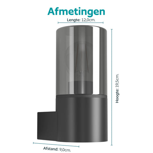 EGLO wandlamp buiten Cropani - E27