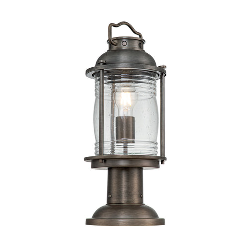 Elstead Kichler Ashland Sokkellamp voor buiten, gepolijst brons, IP44