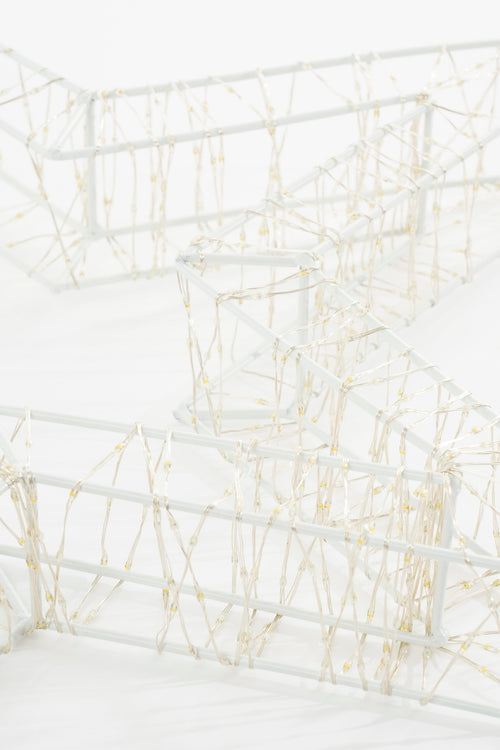 Luca Lighting Ster Hangend met Warm Witte LED Verlichting - Ø56 cm - Metaal - Wit - vtwonen shop