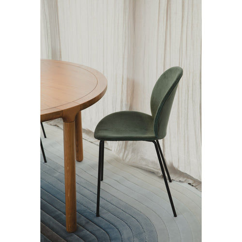 Zuiver Bonnet Eetkamerstoelen Groen - Set van 2
