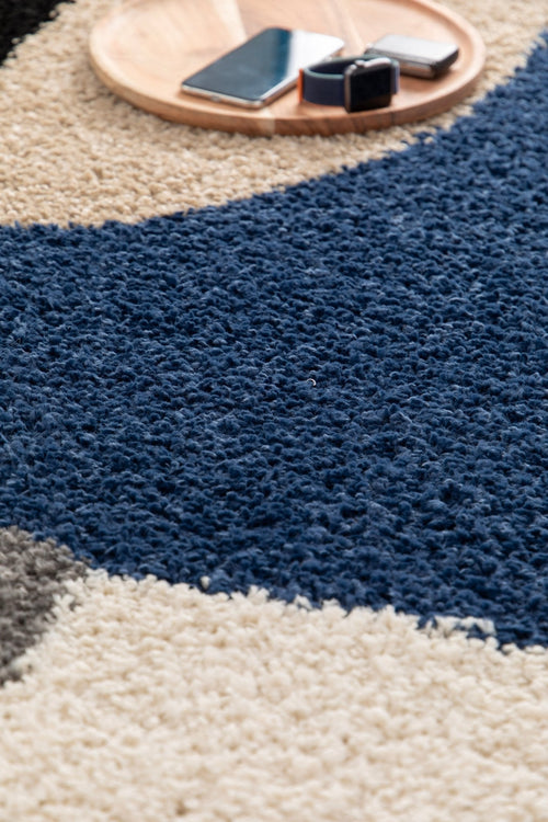 AFK Living vloerkleed Gatsby - zeer zacht - blauw - 160 x 230 cm