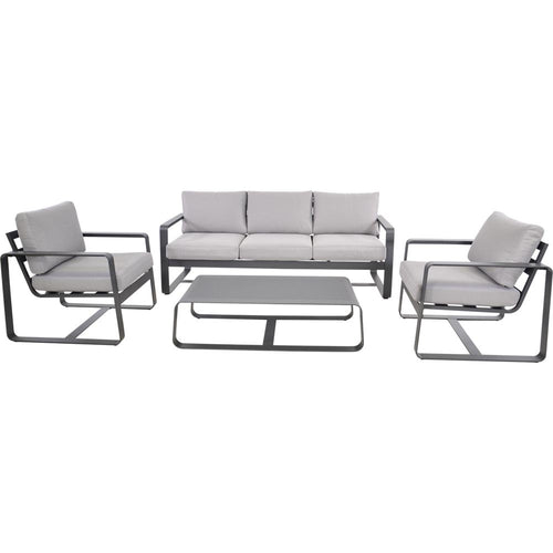 Lesli Living loungebank Belezza - antraciet - 194x78x73cm
