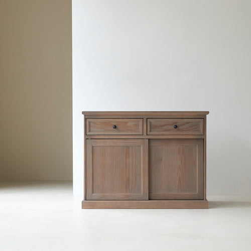 Tikamoon Massief grenen buffetkast 110 cm - Naturel - vtwonen shop