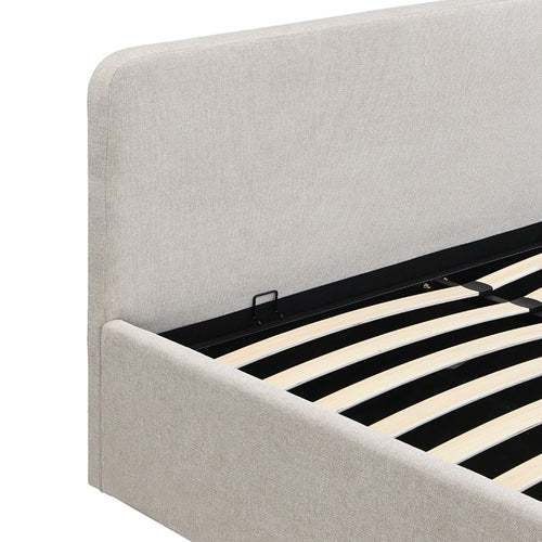 Calicosy - Opbergbed ELYA - beige 215x170x88 cm