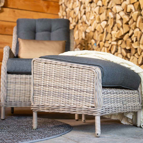 Garden Impressions loungestoelen Santa Rosa - Lucas vintage willow - 3-delig