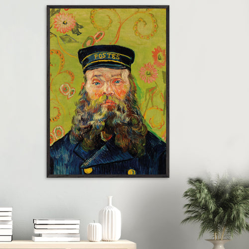 Artfulprints Poster Vincent van Gogh - The Postman   - 30x40 cm - Groen