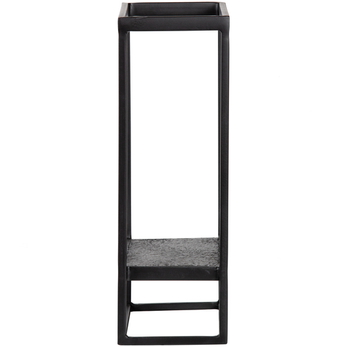 WOOOD wandrek verticaal buiten Febe - Metaal - Zwart - 60x40x20 - vtwonen shop