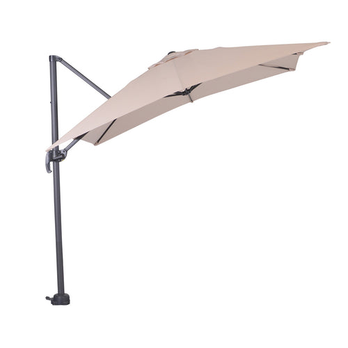 Hawaii parasol S - 250x250 cm - carbon black - ecru - vtwonen shop