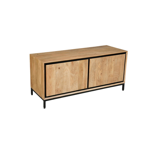 StarFurn Tv-meubel RichWood - Naturel Hout - 120x45x55cm