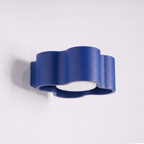 Sollux Lighting Wandlamp OVIO ultramarijn Gx53 - 12x14,5x6cm