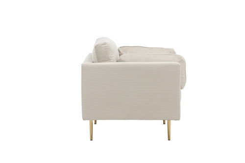 BRAM Fauteuil Renzo - Beige Ribstof - vtwonen shop