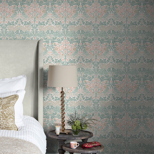 William Morris at Home Vliesbehang - Brother Rabbit Lullaby Blues - 1000x52 - vtwonen shop