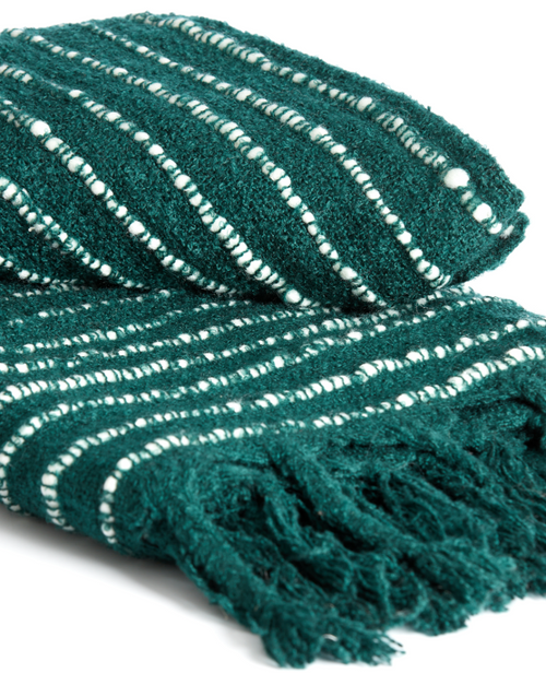 Light & Living plaid ALCOBA - 170x130x0.5cm - groen