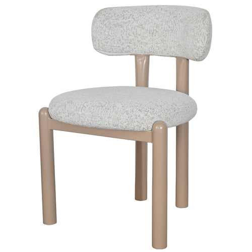 DÉJA Living Eetkamerstoel Thijn - Beige Stof - 56x52x79cm - Set van 2