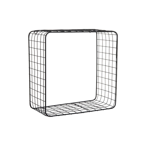 Present Time wanddecoratie Reja - zwart - 15x35x35cm - vtwonen shop