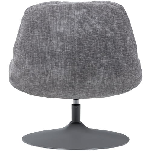 WOOOD draaifauteuil Elvi - Chenille Structuur - Lichtgrijs - 81x73x84 - vtwonen shop
