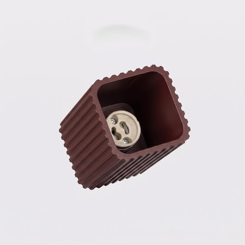Sollux Lighting Plafondlamp RAYO 10 bruin - 6x6x10cm