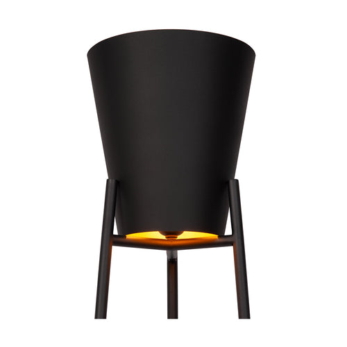 Atmooz vloerlamp Xavier - zwart-goud - Ø 33 x H 150 cm - E27