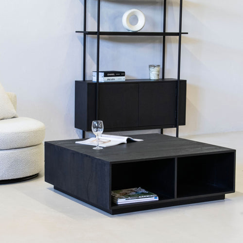 Giga Meubel Salontafel Diede - Vierkant - Mangohout - 100cm