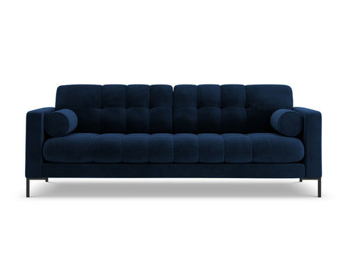 Cosmopolitan Design Bank Bali 3-zits, flueel, koningsblauw - 96x177x75cm