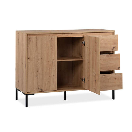 Calicosy - Buffet 2 deuren 3 laden en 1 plank PLOCK - 40x120x87 cm