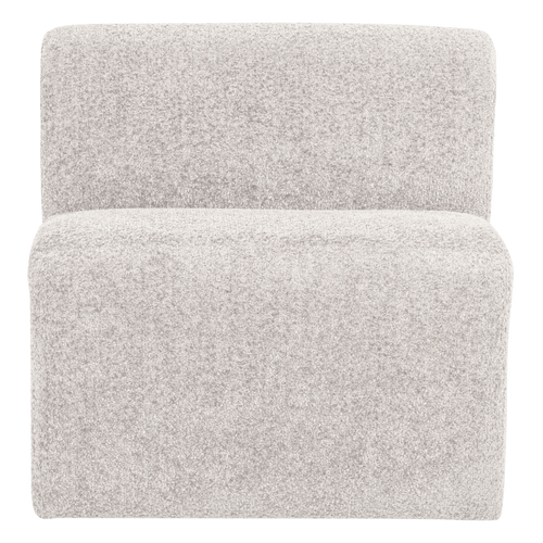 WOOOD eetbank 84 cm rugleuning Mojo Base - Wollig - Ecru - 83x84x76