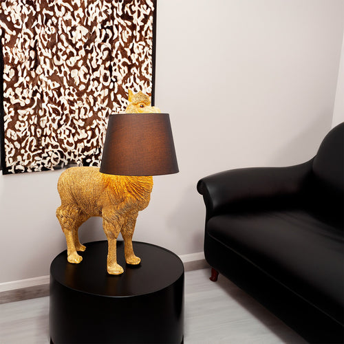 Kare Design Vloerlamp lama 108cm goud - vtwonen shop