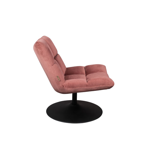 Dutchbone Bar Fauteuil Velours Roze