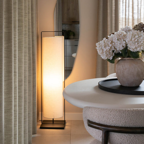 Atmooz vloerlamp Ralph - zwart - Ø 30 x H 120 cm - E27