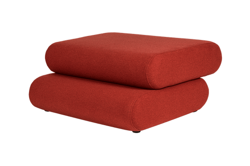 noo.ma TASO Poef - Poppy Red - vtwonen shop