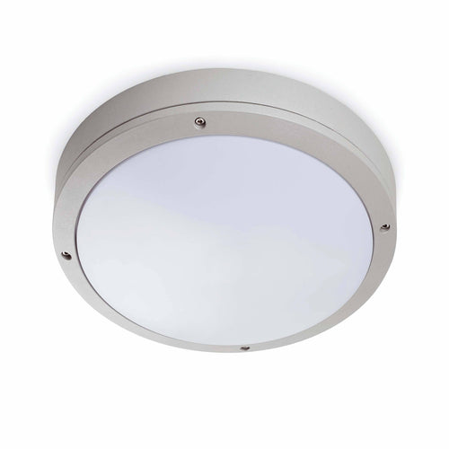 Faro Yen - 1 Licht Plafondlamp Buiten Wit, Grijs IP54, E27
