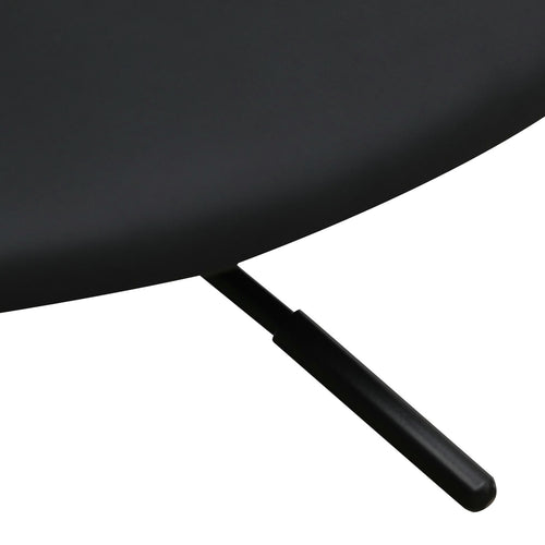 Furnhouse bureaustoel Roxy - Zwart - Kunstleer - 57x56x74