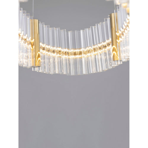Nova Luce ΚΕΖΟ Hanglamp Platina Goud Triac Dimbaar LED 45W 2700lm 3500K