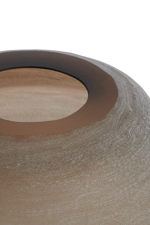 Light & Living vaas NAYORO - Ø32.5x29cm - bruin - vtwonen shop