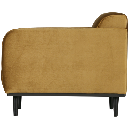 WOOOD fauteuil met arm Statement - Polyester - Honing Geel - vtwonen shop