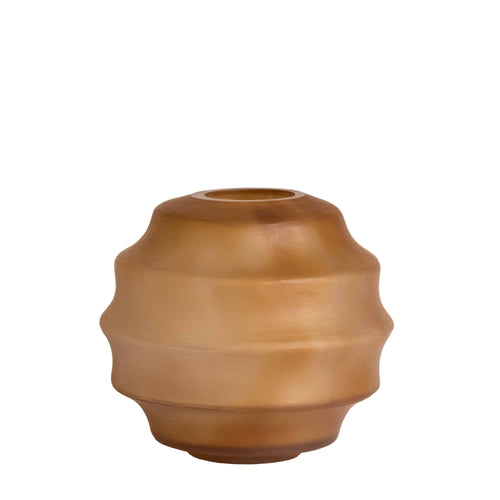 Light & Living vaas Nayoro - bruin - Ø32.5cm