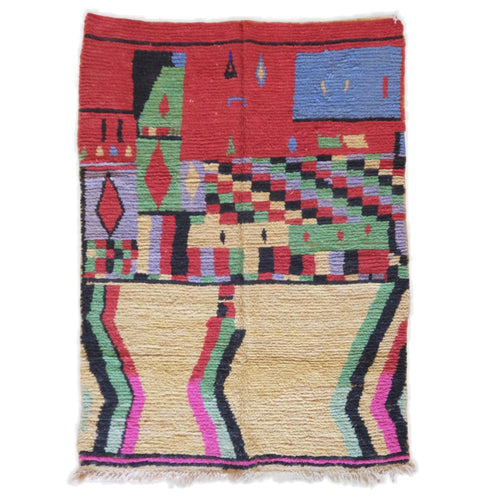 AFK Living vloerkleed Berber - handgemaakt - Wol - 175 x 247 cm