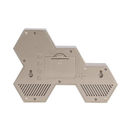 Karlsson wekker  - goud - 4.5x17.5x12cm - vtwonen shop