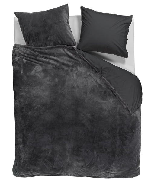 Riviera Maison dekbedovertrek Tendre - 200x200/220 cm - grijs