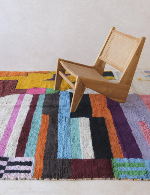 AFK Living vloerkleed Berber - handgemaakt - Wol - 211 x 287 cm