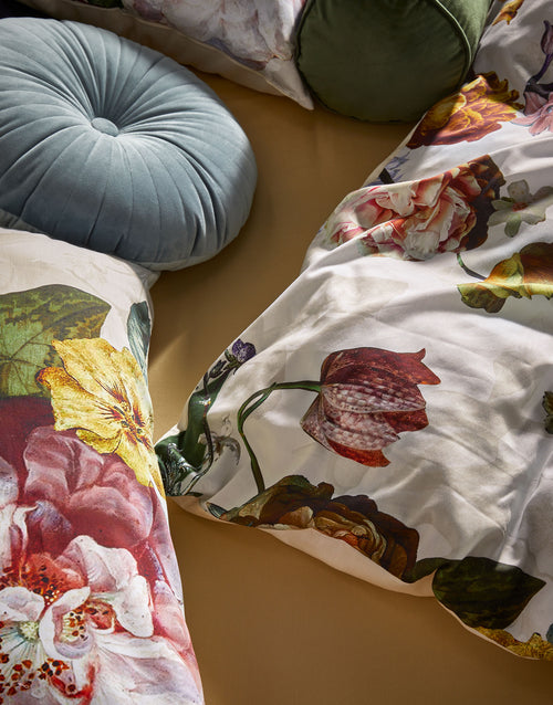 Essenza Fleur dekbedovertrek - Lits-Jumeaux - 240x200/220 cm - Ecru