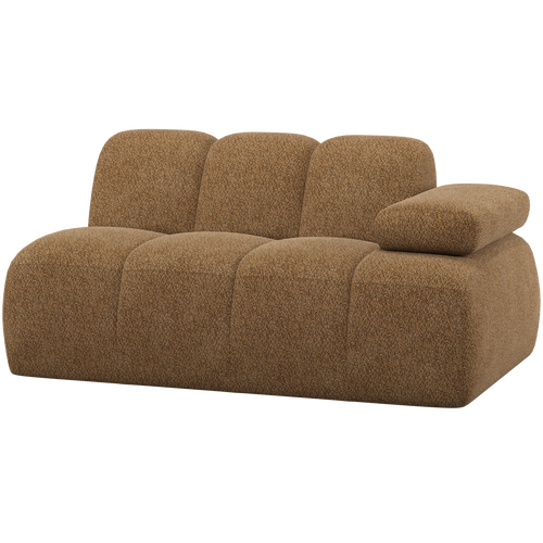 WOOOD 1,5-zits element bank arm rechts Mojo - Wollig - Honinggeel - 74x164x97 - vtwonen shop