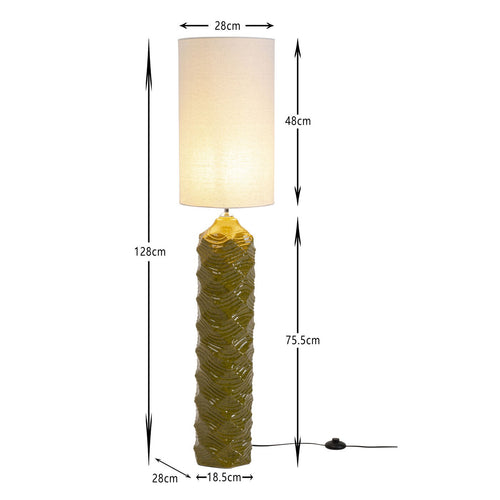 Kare Design Vloerlamp Luma groen 128cm